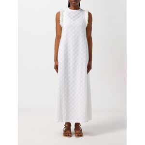 Dress ALYSI Woman colour White - Size: 46 - female