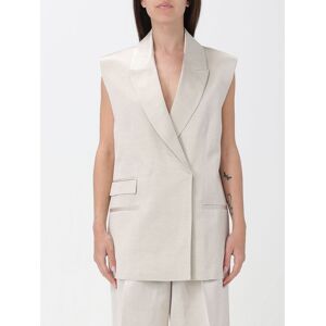 Blazer CALVIN KLEIN Woman color Beige - Size: 32 - female