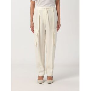 Trousers BRUNELLO CUCINELLI Woman colour White - Size: 40 - female