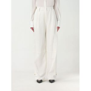 Trousers BRUNELLO CUCINELLI Woman colour Yellow Cream - Size: 40 - female