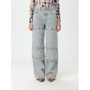 Pro-Ject Jeans Y/PROJECT Woman color Grey - Size: 24 - female