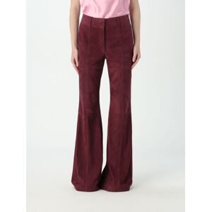 Pants GABRIELA HEARST Woman color Burgundy - Size: 42 - female