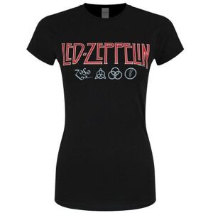 Led Zeppelin Womens/Ladies Symbols Logo T-Shirt