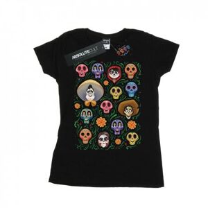 Disney Womens/Ladies Coco Heads Pattern Cotton T-Shirt