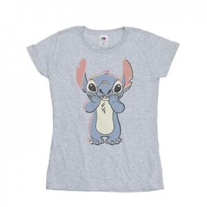 Disney Womens/Ladies Lilo And Stitch Big Print Cotton T-Shirt