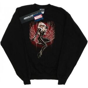 Marvel Womens/Ladies Black Cat Spider Web Sweatshirt