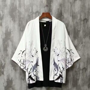 Learning office supplies 3D Printed Kimono Jacket Loose Cardigan for Men Japanese Style Yukata Print Oriental Coat Retro Casual Top