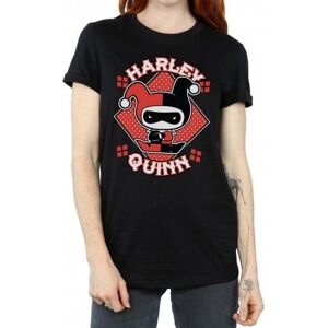 Pertemba FR - Apparel Harley Quinn Womens/Ladies Chibi Cotton Boyfriend T-Shirt