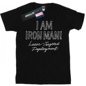 Marvel Womens/Ladies I Am Iron Man Cotton Boyfriend T-Shirt