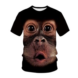Exclusive 3D T-shirt Newest Funny T-Shirts Monkey Gorilla 3D Print Streetwear Men Women Animal Fashion T Shirt Hip Hop Tshirt Tops Kids Boys Clothing