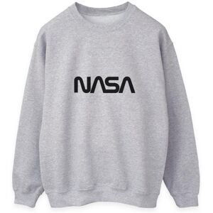 NASA Womens/Ladies Modern Logo Heather Sweatshirt