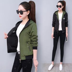 teacher hua Outerwear Coats Jackets Womens Ladies Retro Zipper Up Bomber Outwear Casual Coats and Jackets Women