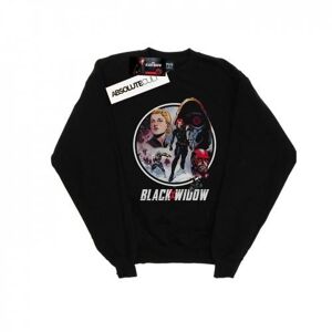 Marvel Womens/Ladies Black Widow Movie Vintage Circle Sweatshirt