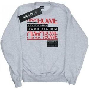 David Bowie Womens/Ladies Black Tie White Noise Sweatshirt