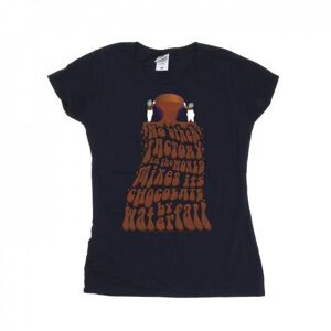 Pertemba FR - Apparel Willy Wonka Womens/Ladies Chocolate Waterfall Cotton T-Shirt