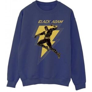 DC Comics Womens/Ladies Black Adam Golden Bolt Chest Sweatshirt