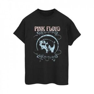 Pink Floyd Womens/Ladies Pig Swirls Cotton Boyfriend T-Shirt