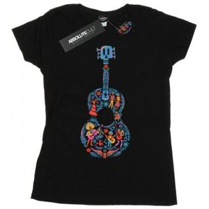 Disney Womens/Ladies Coco Guitar Pattern Cotton T-Shirt