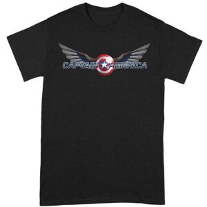 Captain America Unisex Adult Logo T-Shirt