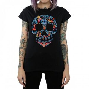 Coco Womens/Ladies Skull Cotton T-Shirt
