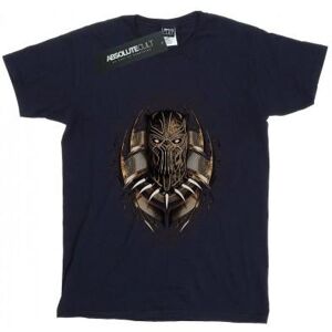 Marvel Womens/Ladies Black Panther Gold Killmonger Cotton Boyfriend T-Shirt