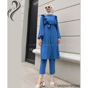 Prien Seasonal Tunic Pants Double Muslim Woman Set  NEW SEASON  Women Muslim Clothing Kaftan Dubai Abaya Girl Ramadan Islam