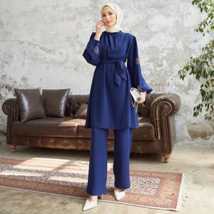 VAVINOR Women Sleeves Stone Tunic Pants Suit Hijab Clothing Mila Combine