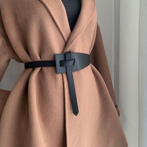 Layor Designer Belts for Women High Quality Knot Soft Pu Leather Long Cummerbunds Wide Coat Ceinture Femme Dress Waistband Cintos