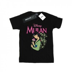 Disney Womens/Ladies Mulan Pink Magnolia Cotton Boyfriend T-Shirt