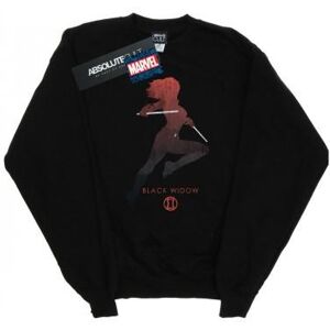 Marvel Womens/Ladies Black Widow Silhouette Sweatshirt