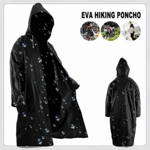 Gather in the world EVA Adults Raincoat for Men Women Waterproof Rain Coat