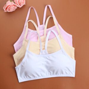 Sunnyway Adolescent Girls Training Bra Kids Teenage Soft Cotton Breathable Camisoles Underwear