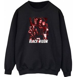 Marvel Womens/Ladies Black Widow Movie Red Group Sweatshirt