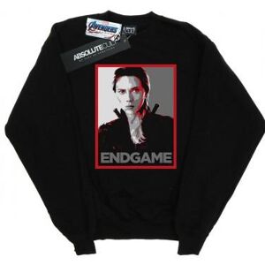 Marvel Womens/Ladies Avengers Endgame Black Widow Poster Sweatshirt