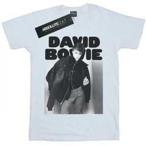 David Bowie Womens/Ladies Jacket Photograph Cotton Boyfriend T-Shirt