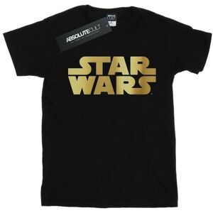 Star Wars Womens/Ladies Gold Logo Cotton Boyfriend T-Shirt