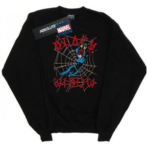 Marvel Womens/Ladies Black Widow Web Sweatshirt