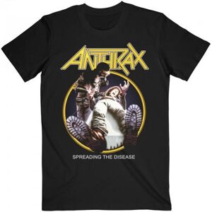 Pertemba FR - Apparel Anthrax Unisex Adult Spreading The Disease Track List T-Shirt