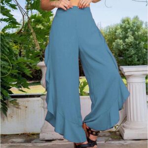 best do it 2023 Spring Loose Casual Flare Pants Solid Ruffles Trousers Fashion Women Streetwear Pantalon Mujer Clothes Joggers  26202