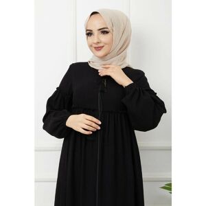 Palmiye Clothing & Footwear & Accessories Hijab Clothing Gathered Detail Abaya Balloon Sleeve Summer Aerobin
