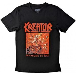 Pertemba FR - Apparel Kreator Unisex Adult Pleasure To Kill Back Print Cotton T-Shirt