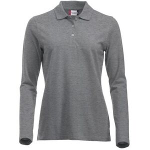 Pertemba FR - Apparel Clique Womens/Ladies Classic Marion Melange Long-Sleeved Polo Shirt