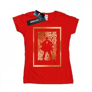 DC Comics Womens/Ladies Shazam Gold Text Cotton T-Shirt