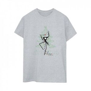 Disney Womens/Ladies The Nightmare Before Christmas Tree Green Cotton Boyfriend T-Shirt