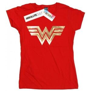 DC Comics Womens/Ladies Wonder Woman 84 Gold Emblem Cotton T-Shirt