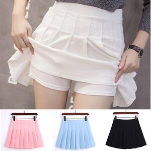 fqhuang11-2 Fashion Women High Waist Pleated Skirts Wind Cosplay Skirts Girls Lovely Mini Skirts Dance Shorts Dress Girls Mini Skirts Dance Shorts Dress Wind