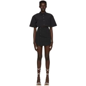 JACQUEMUS Black 'La Robe Arles' Short Dress  - 990 Black - Size: FR 32 - female