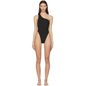 Louisa Ballou Black Plunge One-Piece  - Black - Size: Extra Small - female