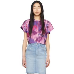 Isabel Marant Etoile Multicolor Zilia T-Shirt  - 86Lc Lilac - Size: FR 42 - female