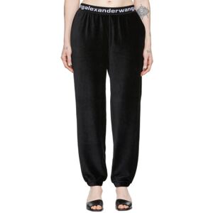 alexanderwang.t Black Cotton Lounge Pants  - 001 Black - Size: Large - female